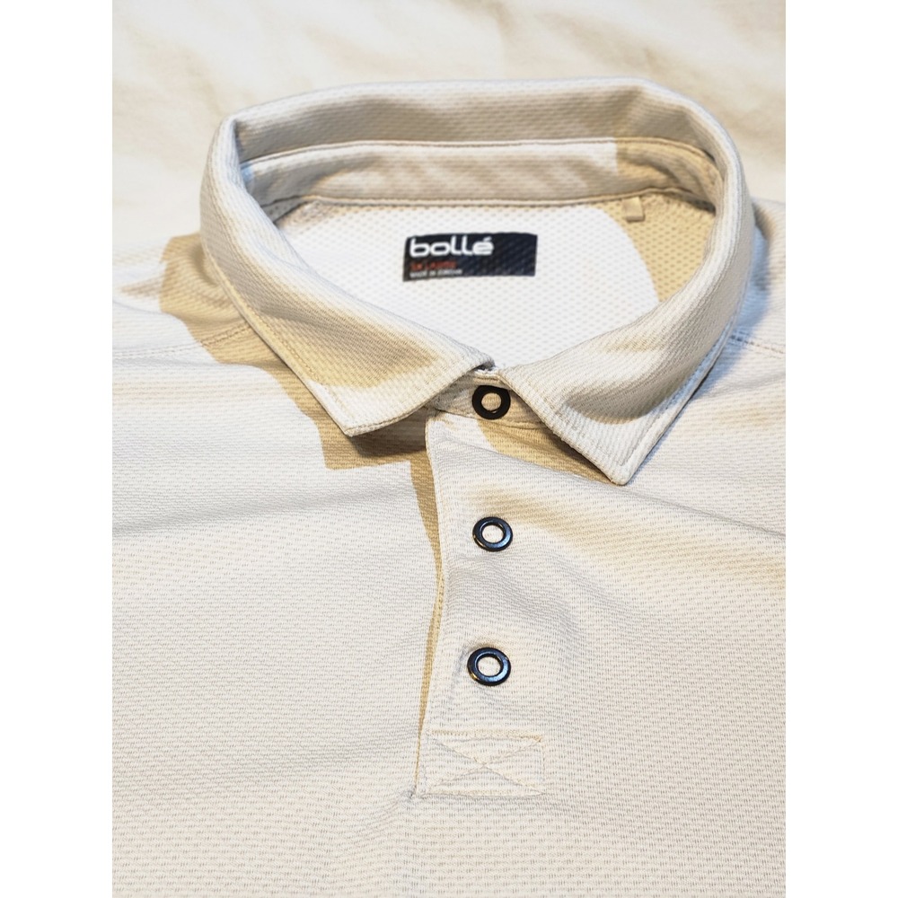 Bollé XXL Golf Polo Shirt Performance Athletic Training Sportswear Beige‎